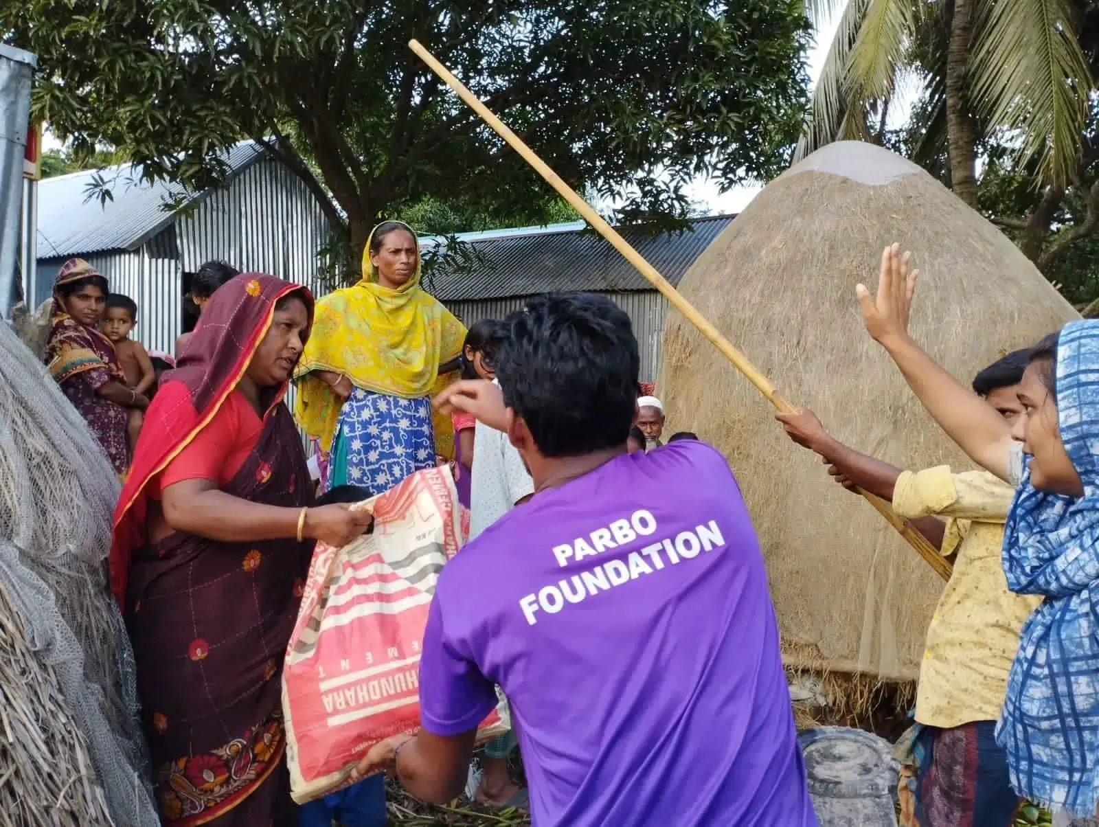 Emergency crisis management - Social Service initiative by Parbo Foundation